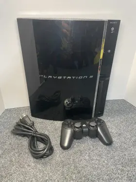9699651 Sony Playstation 3 Ps3 Fat Backwards Compatible Console 4 Usb Ports