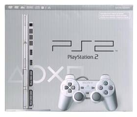 Sony 97707 Playstation 2 Slim Console Silver Ps2 Very Good 7z