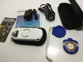 Sony 98890 Psp 2000 Star Wars Darth Vader Edition No Internal Battery Extras In Vgc