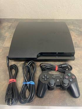 Sony 99035 Playstation 3 Ps3 320gb Console Cech-3001b With 1 Controller And Cables Wbp009124