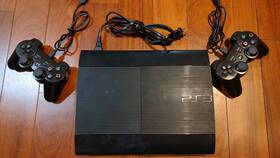 Sony Aa460587479-cech-4001b Playstation 3 250gb Super Slim Console Cech 4001b Black Ps3 Used See Desc