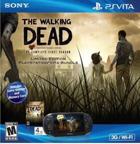 Sony Ahx325 Playstation Vita Walking Dead Bundle Black Handheld Portable System Very Good