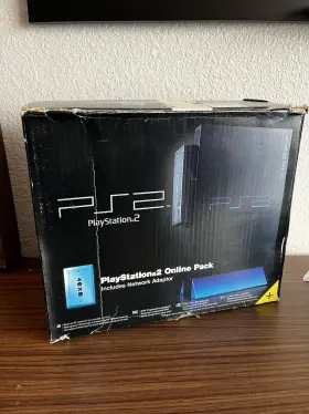 As1577985 Sony Playstation 2 Online Pack Ps2 Console System In Box - Incomplete For Parts