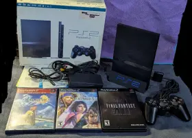 Au3886417 Sony Boxed Playstation 2 Slim Bundle- 3 Final Fantasy Games
