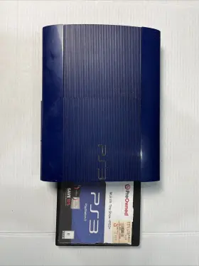 Cech-3000bsb Sony Playstation 3 Slim Launch Edition 320gb Splash Blue Console