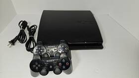 Sony Cech-3001b Playstation 3 Slim Ps3 320gb Bundle Console 2 Controllers