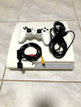 Sony Cech-3012b Playstation 3 White Console Slim 320gb Tested