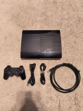 Cech-4001b Sony Cech-400b1 Playstation 3 Ps3 Super Slim 250gb Console And Cords Tested
