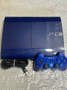Sony Cech-4201b Playstation 3 Super Slim Azurite Blue Ps3 New Thermal Paste Battery