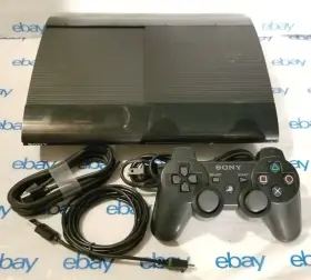 Cech-4204c Sony Tested Playstation 3 Ps3 Super Slim 500gb Console With Cables