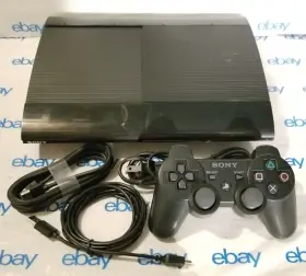 Cech-4304a Sony Playstation 3 Ps3 Super Slim 12gb Console 1 Controller