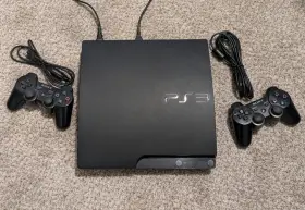 Cech4300c Sony Playstation 3 500gb Charcoal Black With Controller