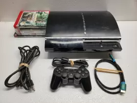 Cecha01 Sony Playstation 3 60gb Console With Controller 5 Games Cables -tested Cecha01 Sony Playstation 3 60gb Console With Controller 5 Games Cables -tested