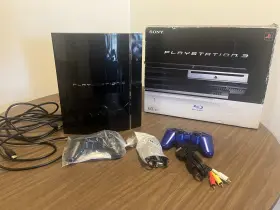Cecha101 Sony Playstation 3 60 Gb Backwards Compatible With Box And Cables Tested