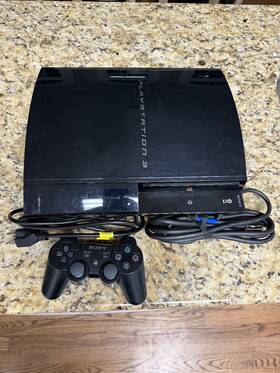 Sony Cechb00 Playstation 3 Ps3 20gb Black Console - Usa Edition Backwards Compatible