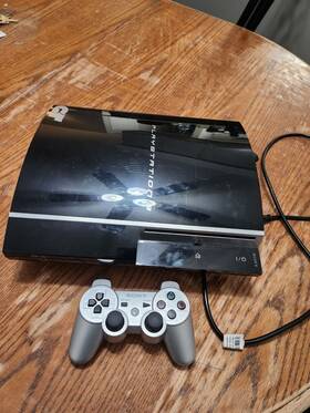 Sony Cechh04 Playstation 3 500gb Piano Console - Black Backward Compatible