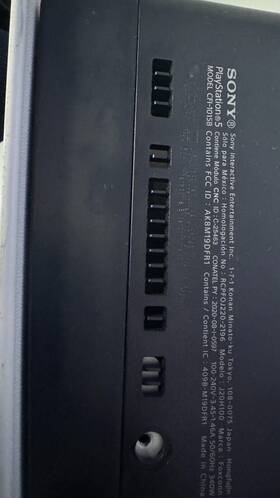 Sony Cfi-1000b-1018b Ps5 Digital Edition Console Cfi-1015b - For Parts Or Repair Missing