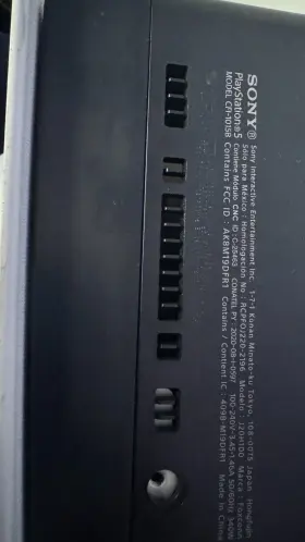 Cfi-1000b-1018b Sony Ps5 Digital Edition Console Cfi-1015b - For Parts Or Repair Missing