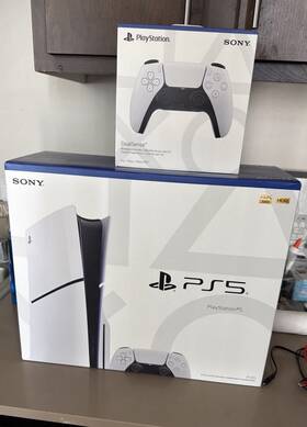 Sony Cfi-205 Playstation 5 Console Dualsense Controller Hdmi Hdr 4k 120 White/black