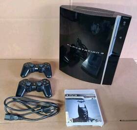 Sony Clo52111709-chechl01 Playstation 3 Fat Ps3 75 Gb Chechl01 Console With 2 Controllers And 1 Game