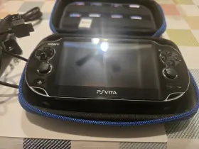Pch-1001 Sony Cmh18 Ps Vita Oled Handheld Bundle W Charger Case 9 Games Tested Works Pch-1001 Sony Cmh18 Ps Vita Oled Handheld Bundle W Charger Case 9 Games Tested Works
