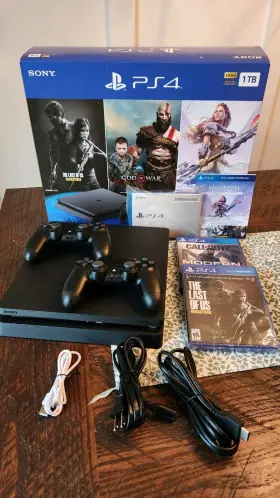 Cuh-2215b Sony Cub2215b Playstation 4 1tb Lot With 2 Controllers And Games Cuh-2215b Sony Cub2215b Playstation 4 1tb Lot With 2 Controllers And Games