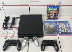 Sony Cuch-2015a Playstation 4 Slim 500gb Console Bundle With Games - Same Day Ship Warranty