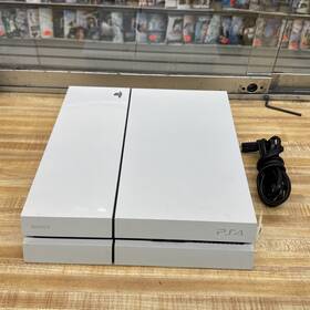 Sony Cuh-1100a Playstation 4 Glacier White 500gb With Power Cord Great Condition