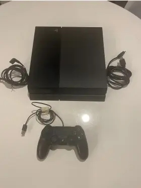 Cuh-1200ab01 Sony Playstation 4 - Jet Black With Controller And Cables