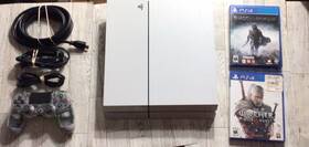 Sony Cuh-1200ab02 Playstation 4 Launch Edition 500gb Glacier White Console -