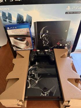 Sony Cuh-1200b Playstation 4 Star Wars Battlefront Darth Vader Console