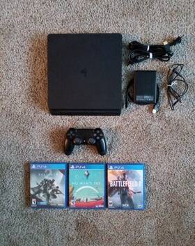 Sony Cuh-2000 Playstation 4 Slim 500gb Home Console Bundle