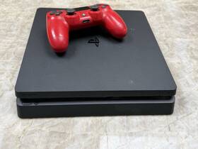 Sony Cuh-20xx Playstation 4 Slim Console Black With Red Dualshock Wi-fi Hdmi Usb