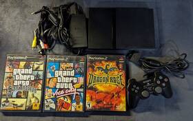 Sony Fs3629695 Playstation 2 Slim Console Bundle- Works Great