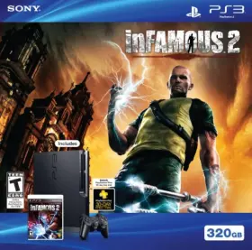 Gsc224 Sony Playstation Ps3 320gb Infamous 2 Bundle Very Good 1z