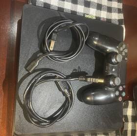 Sony Gtin-13 Playstation Four Gta V Installed And More Games All Cables One Controller