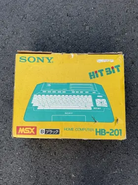 Hb-201 Sony Home Computer Msx Hit Bit Japan Tested Oem Box Manual Controller