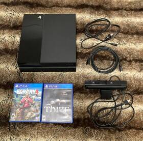 Sony Mb056616194 Playstation 4 500 Gb With Two Games Camera Model Cuh-1001a Tested Works