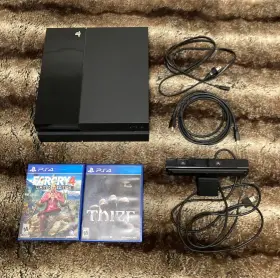 Mb056616194 Sony Playstation 4 500 Gb With Two Games Camera Model Cuh-1001a Tested Works