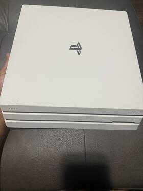 Sony Me813216834 Playstation 4 Pro 1tb Video Game Console - Glacier White Only