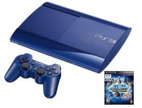 Sony Nll368 Ps3 Azurite 250gb Blue System With All-stars Battle Royale Bundle Console Video
