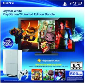Sony Ofl887 Classic White 500gb Playstation Ps3 Bundle Console Video Game Systems Very