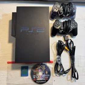 Pal-scph-39001 Sony Playstation 2 Bundle - Controllers Memory Card Cables Jak Ps2