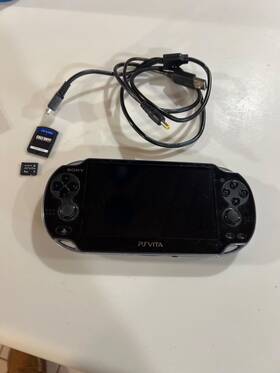 Sony Pch-1000 Ps Vita Console Black Handheld System Psv
