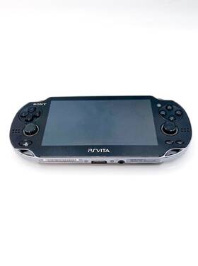 Sony Pch-1003 Ps Vita Console 30gb Crystal Black Oled Tested W Charger