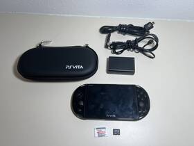 Sony Pch-2000za16 Playstation Ps Vita Slim 2000 System Bundle With Case And 512gb Sd2vita