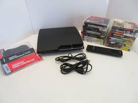 Sony Playstation 3 Chech-2001a Ps3 System Bundle With 20 Games Tested And Works