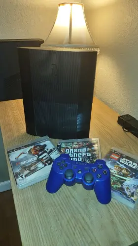 Ps399242 Sony Playstation 3 - Super Slim Launch Edition 12gb Home Console Charcoal