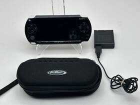 Sony Psp-1000bk Playstation Portable Psp Console Charger And Case Works Great Needs Battery