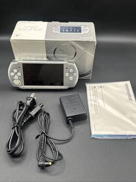 Sony Psp-3000-ms Psp 3000 Mystic Silver Ms Box Console Charger Manual And Japan